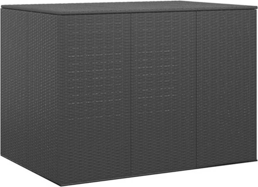 VidaXL -Tuinbox-145x100x103-cm-polyetheen-rattan-zwart