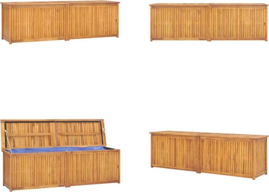 VidaXL Tuinbox 175x50x55 cm massief teakhout Tuinbox Tuinboxen Tuinkist Houten Box