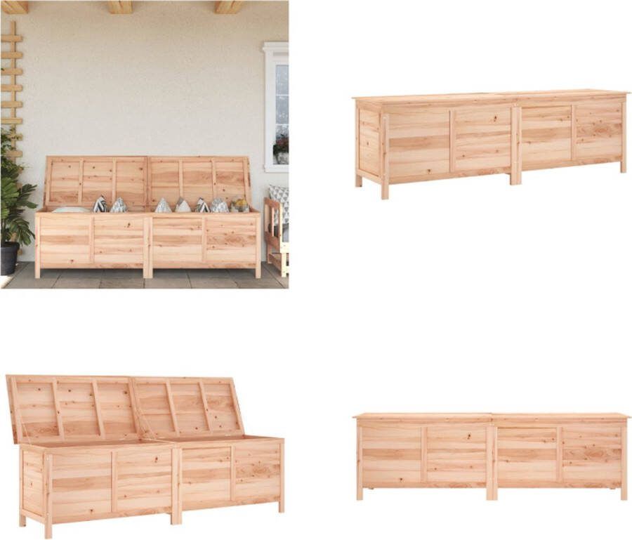 VidaXL -Tuinbox-198-5x50x56-5-cm-massief-vurenhout Tuinbox Tuinboxen Opbergbox Tuin