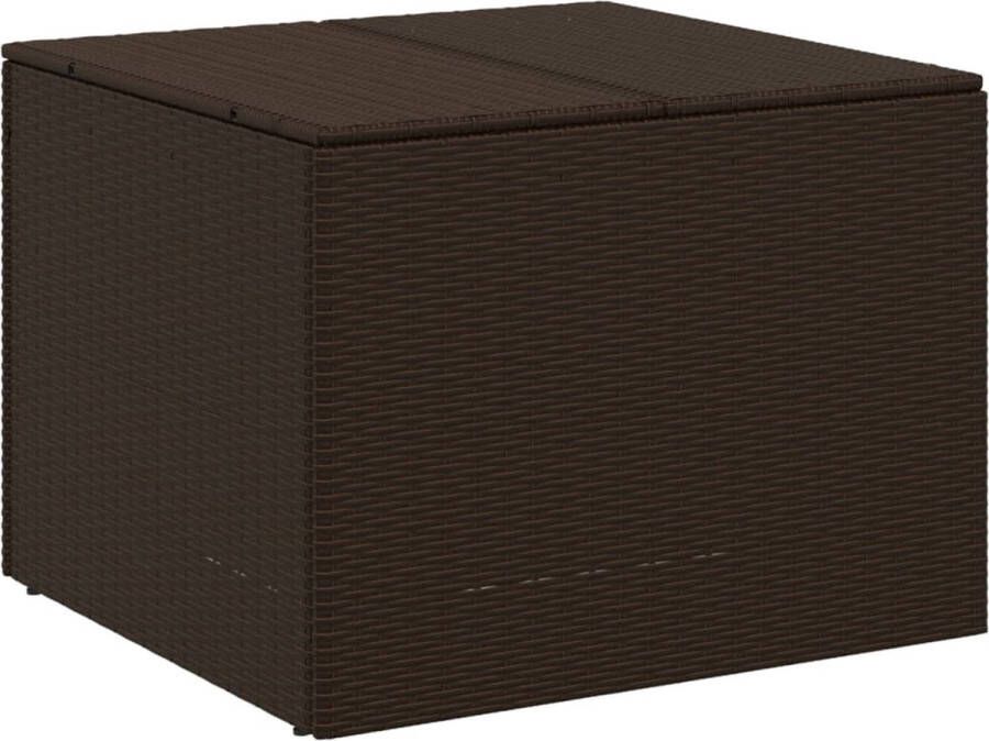VidaXL Tuinbox 291 L poly rattan bruin