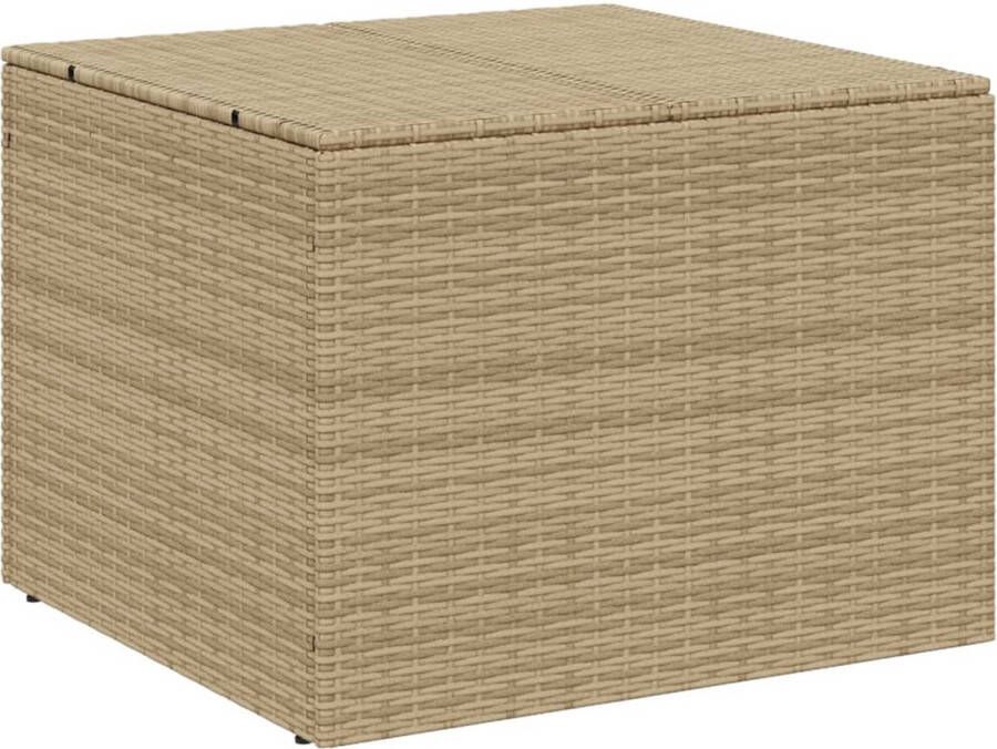 VidaXL Tuinbox 291 L poly rattan gemengd beige