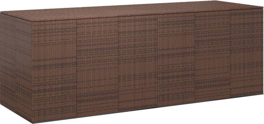 VidaXL -Tuinbox-291x100 5x104-cm-polyetheen-rattan-bruin