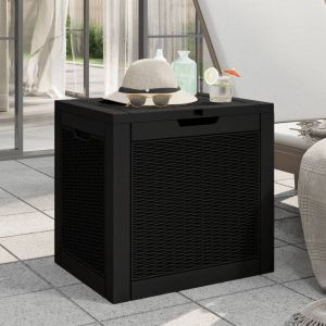 VidaXL Tuinbox 55 5x43x53 cm polypropeen zwart