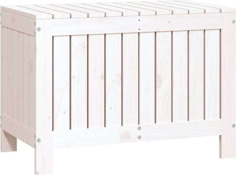 VidaXL -Tuinbox-76x42 5x54-cm-massief-grenenhout-wit