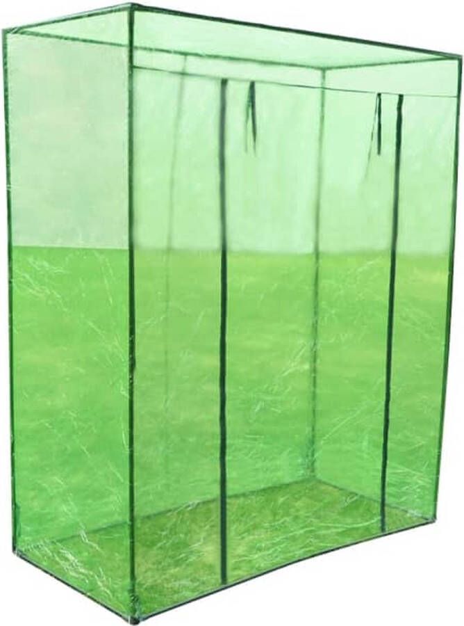 VIDAXL tuinkas stalen frame PVC 170x80x200cm