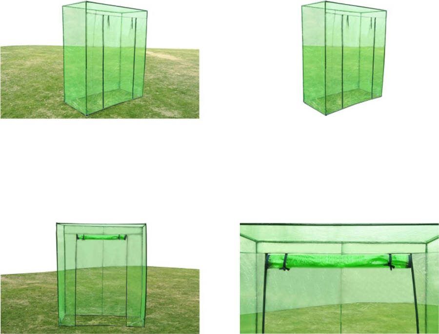 VidaXL Tuinkas stalen frame PVC Kas Kassen Tuinkas