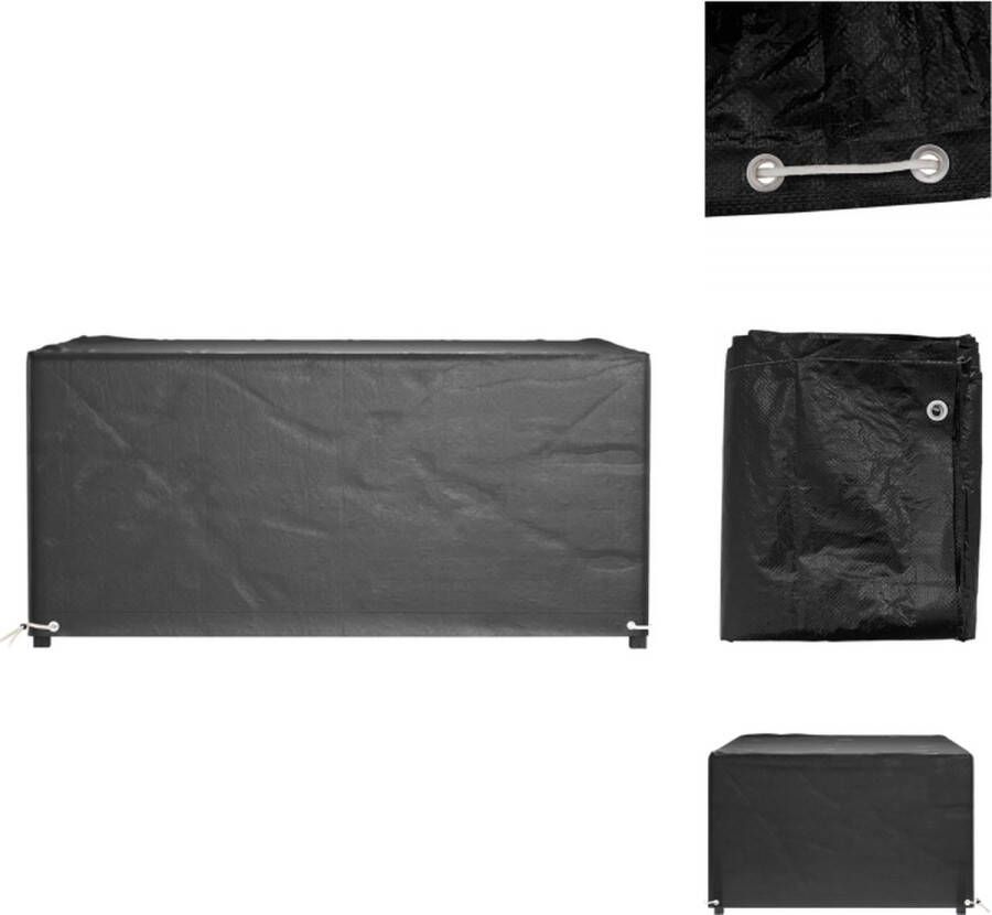 VidaXL Tuinmeubelhoes PE 180 x 135 x 80 cm Water- en uv-bestendig Tuinmeubelhoes
