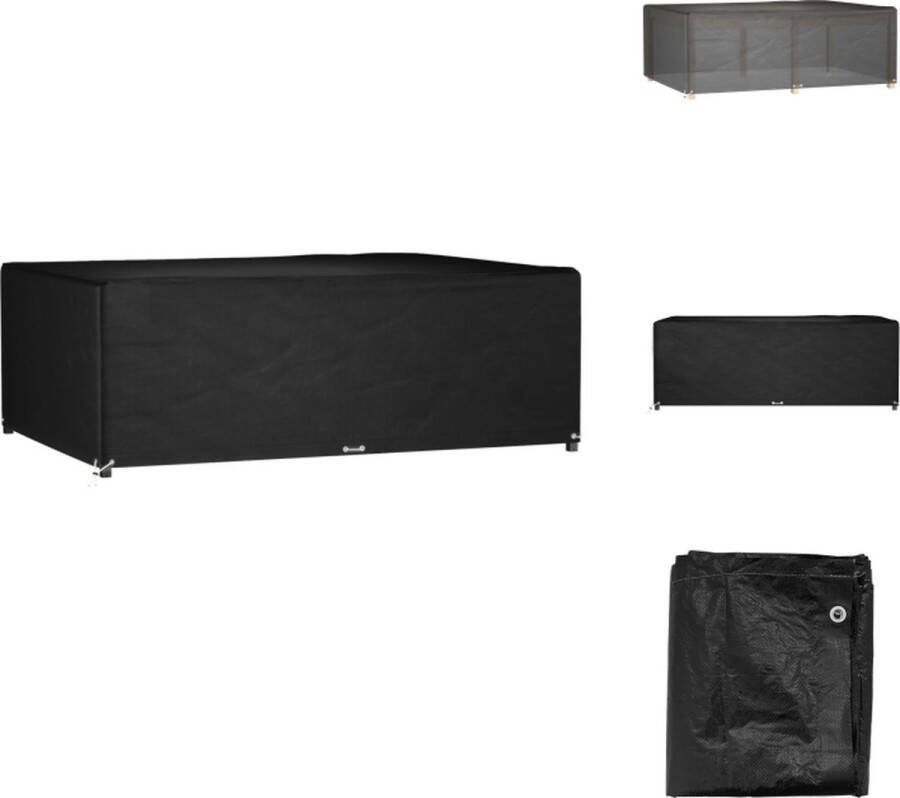 VidaXL Tuinmeubelhoes Polyetheen 230 x 165 x 80 cm Water- en UV-bestendig Tuinmeubelhoes