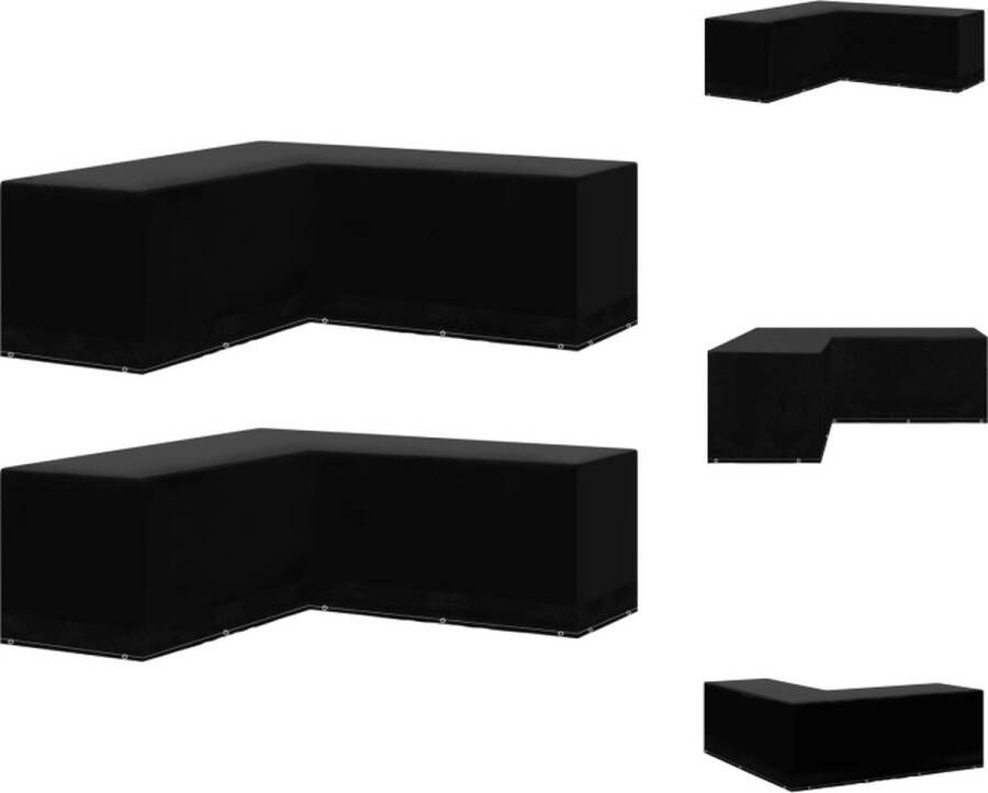 VidaXL Tuinmeubelhoes Rattan 250x90x90cm Water- en UV-bestendig Tuinmeubelhoes
