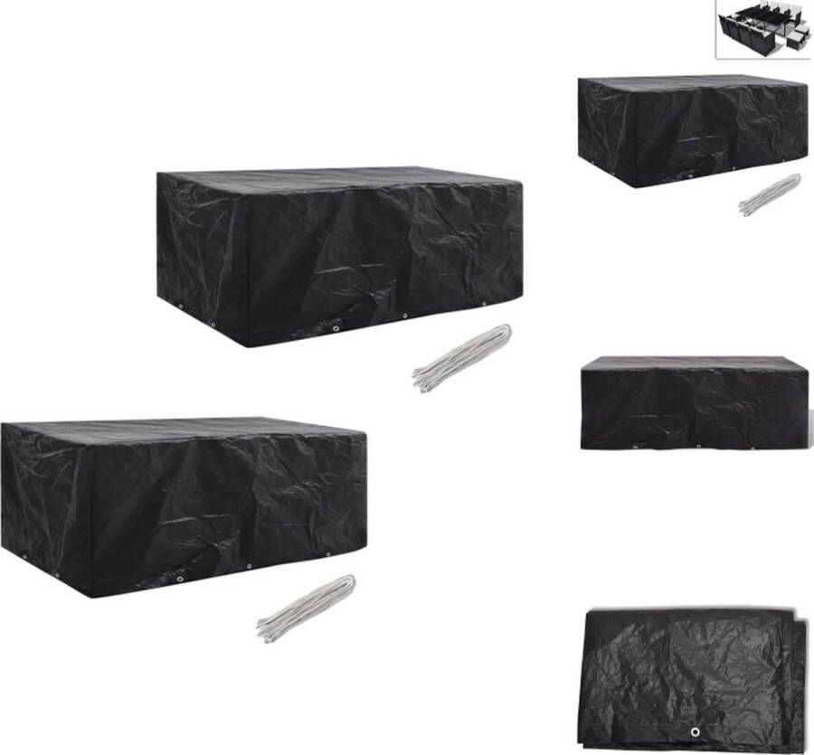 VidaXL Tuinmeubelhoes Voor Rattan Tuinsets 229 x 113 x 73 cm Water- en UV-bestendig Tuinmeubelhoes