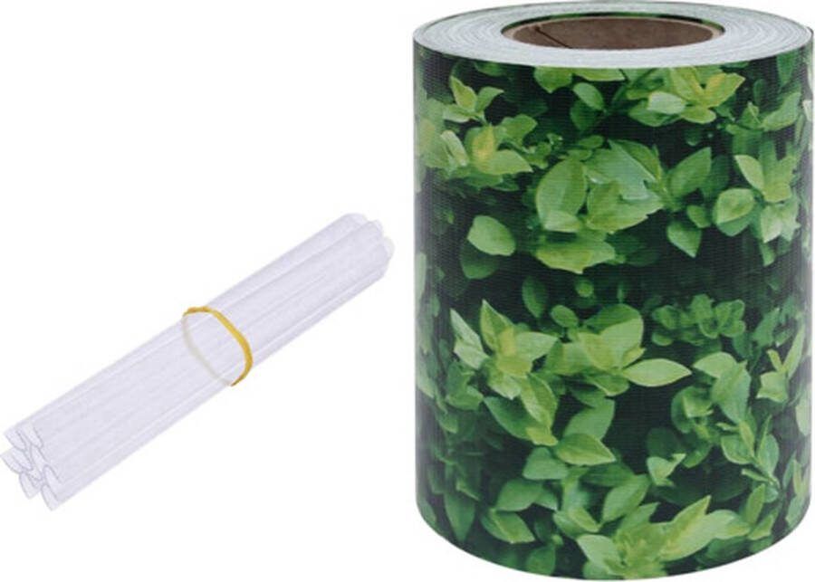VidaXL -Tuinscherm-35x0 19-m-PVC-groen
