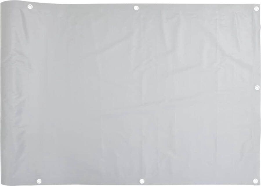VidaXL Tuinscherm 400x90 cm PVC grijs