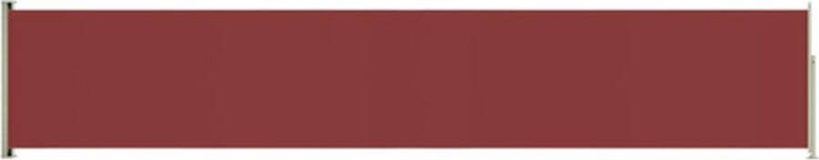 VidaXL -Tuinscherm-uittrekbaar-117x600-cm-rood