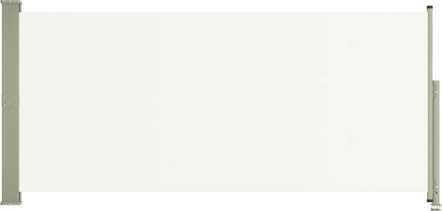 VidaXL -Tuinscherm-uittrekbaar-140x300-cm-crème