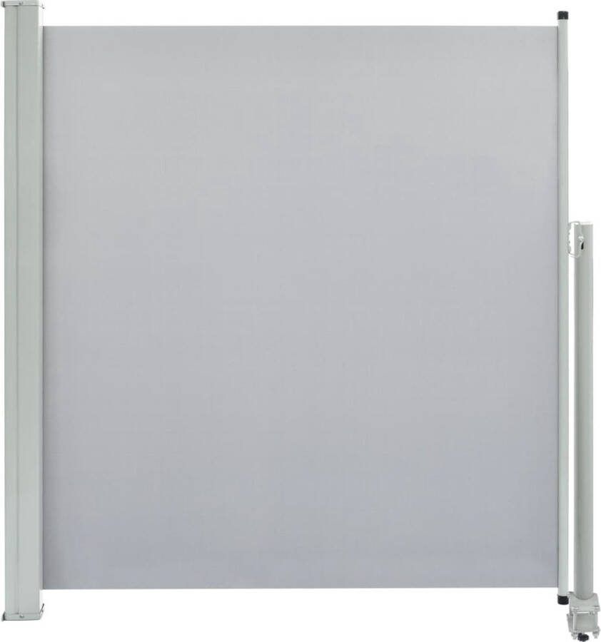 VidaXL -Tuinscherm-uittrekbaar-140x300-cm-grijs