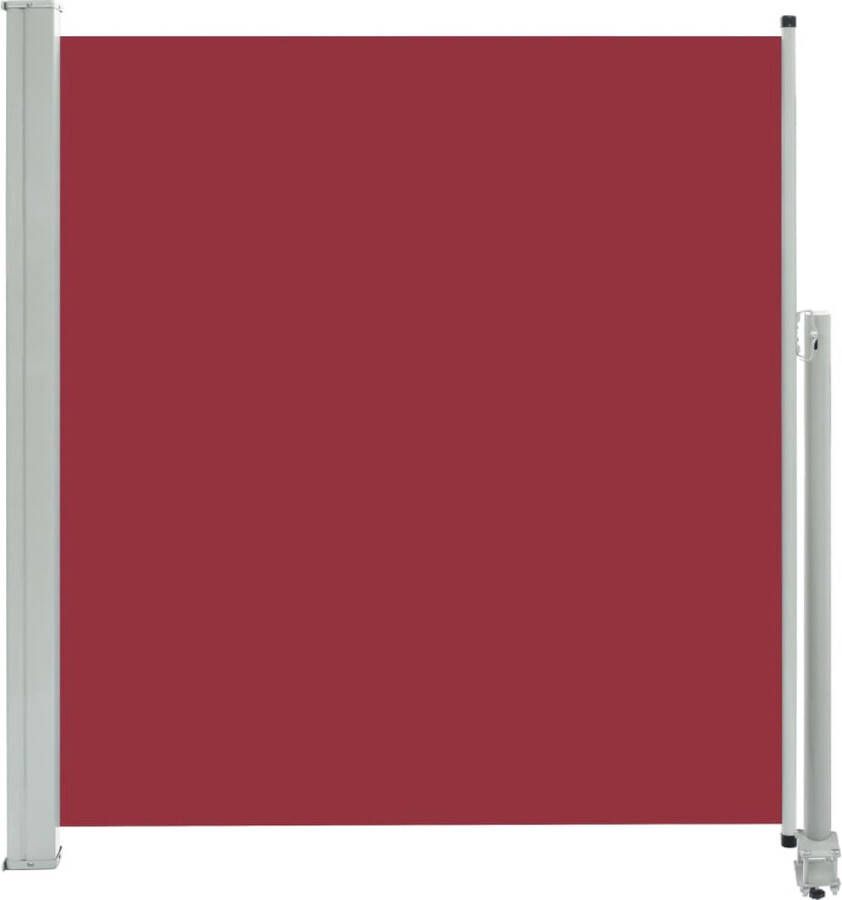 VidaXL Tuinscherm Uittrekbaar 140x300 Cm Rood