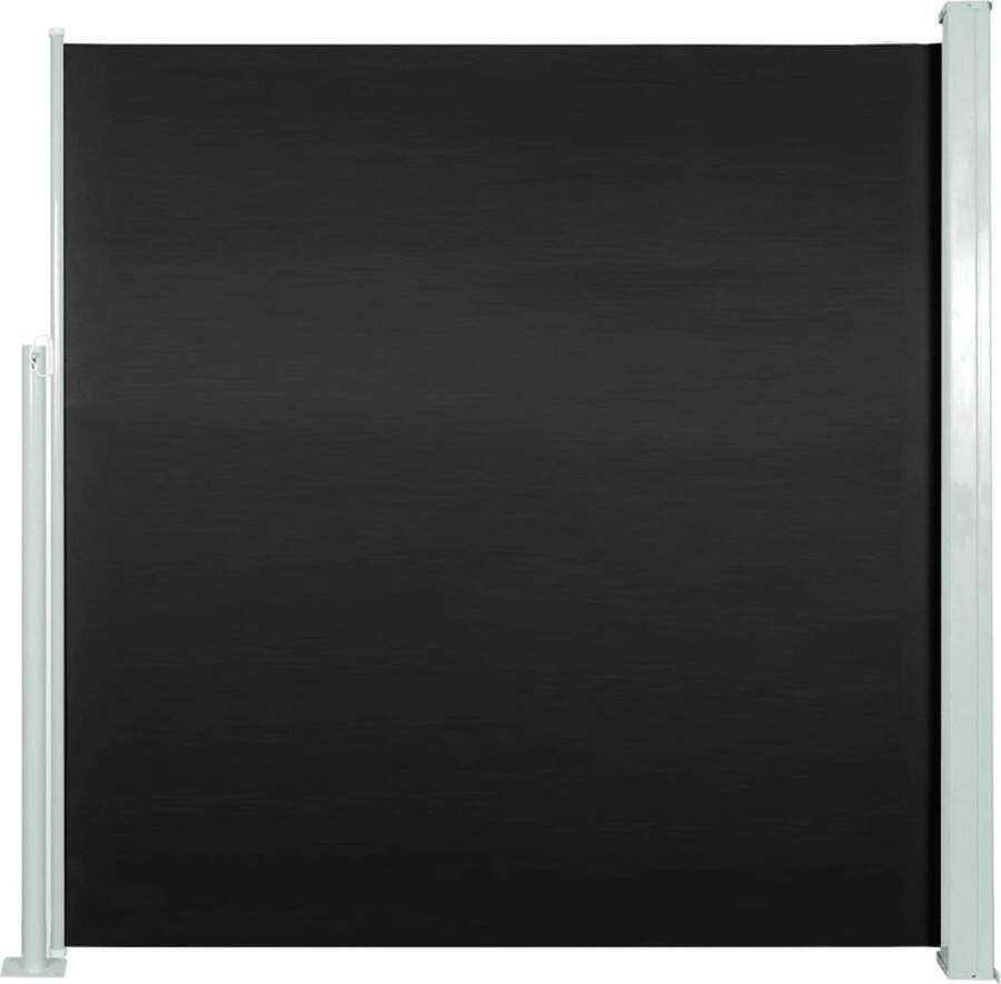 VidaXL -Tuinscherm-uittrekbaar-140x300-cm-zwart
