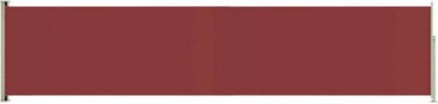 VidaXL -Tuinscherm-uittrekbaar-140x600-cm-rood