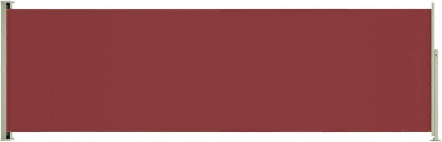 VidaXL -Tuinscherm-uittrekbaar-160x500-cm-rood