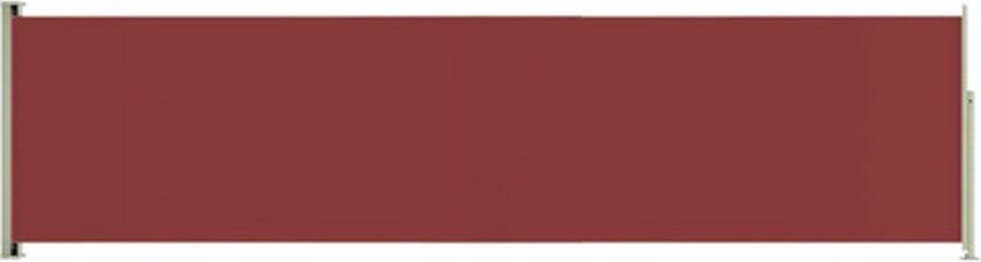 VidaXL -Tuinscherm-uittrekbaar-160x600-cm-rood
