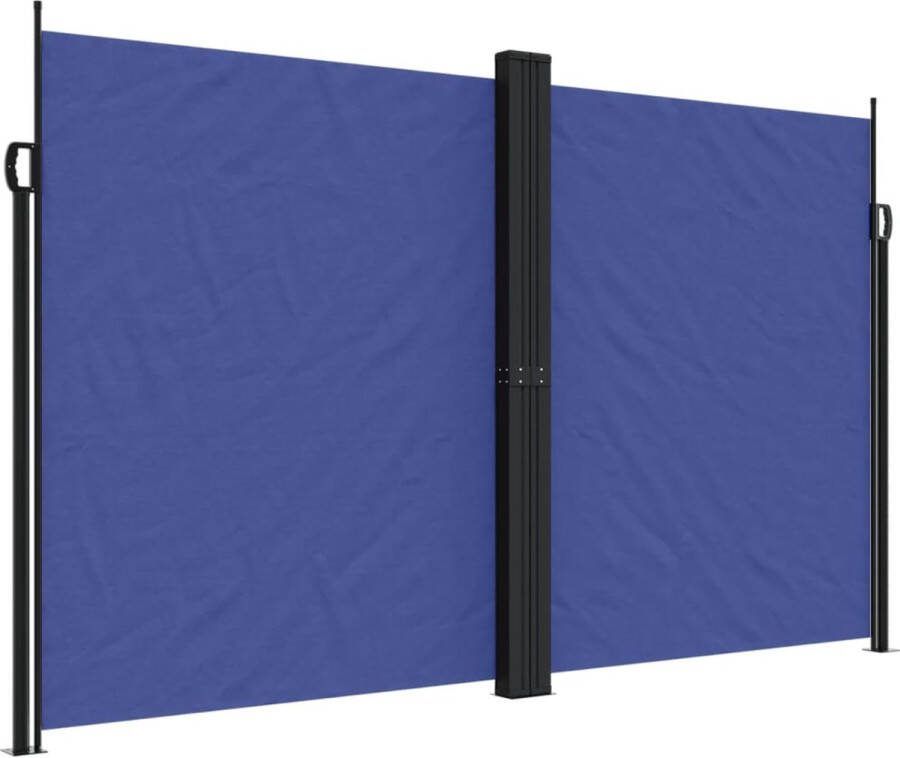 VidaXL Tuinscherm uittrekbaar 200x1200 cm blauw