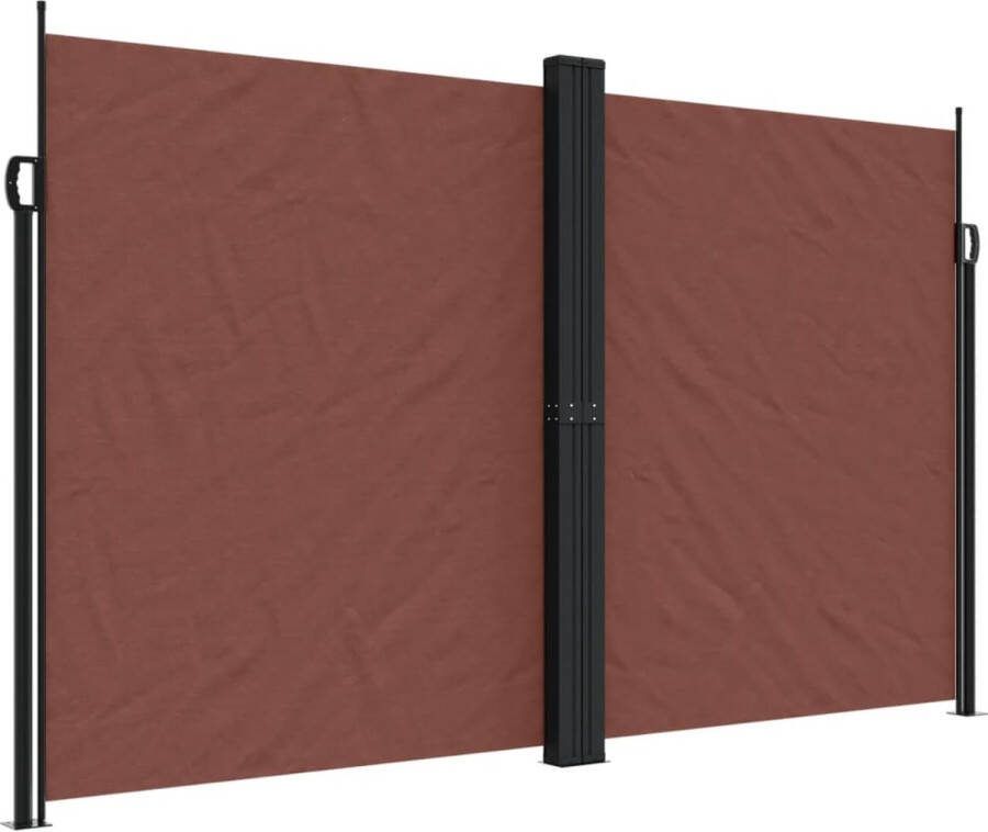 VidaXL Tuinscherm uittrekbaar 200x1200 cm bruin