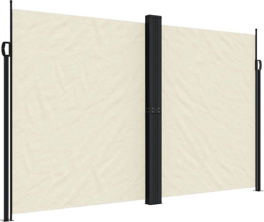 VidaXL Tuinscherm uittrekbaar 200x1200 cm crèmekleurig