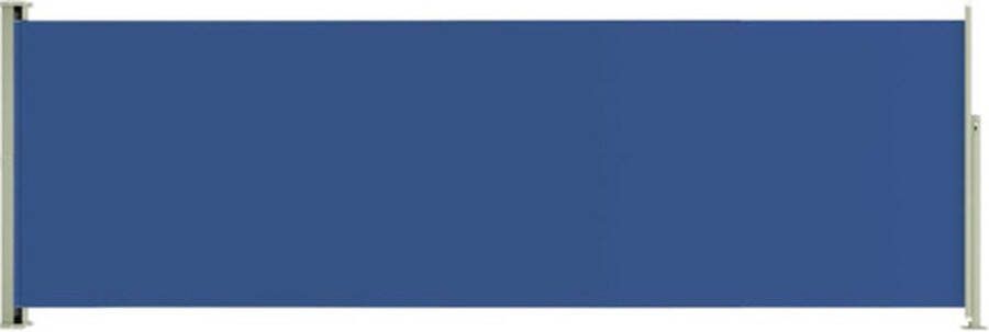 VidaXL Tuinscherm uittrekbaar 200x600 cm blauw