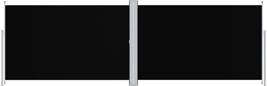 VidaXL -Tuinscherm-uittrekbaar-200x600-cm-zwart