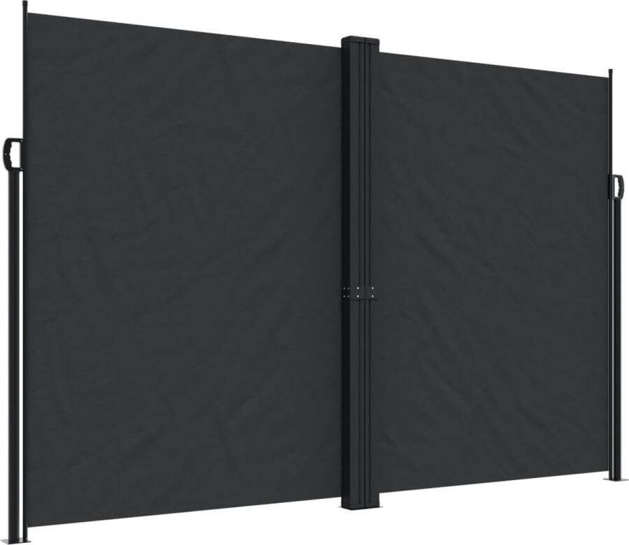 VidaXL Tuinscherm uittrekbaar 220x1200 cm zwart