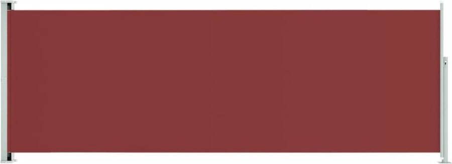 VidaXL Tuinscherm uittrekbaar 220x600 cm rood