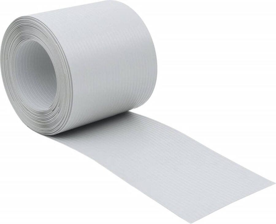 VidaXL Tuinschermen 10 st 252 5x19 m PVC lichtgrijs