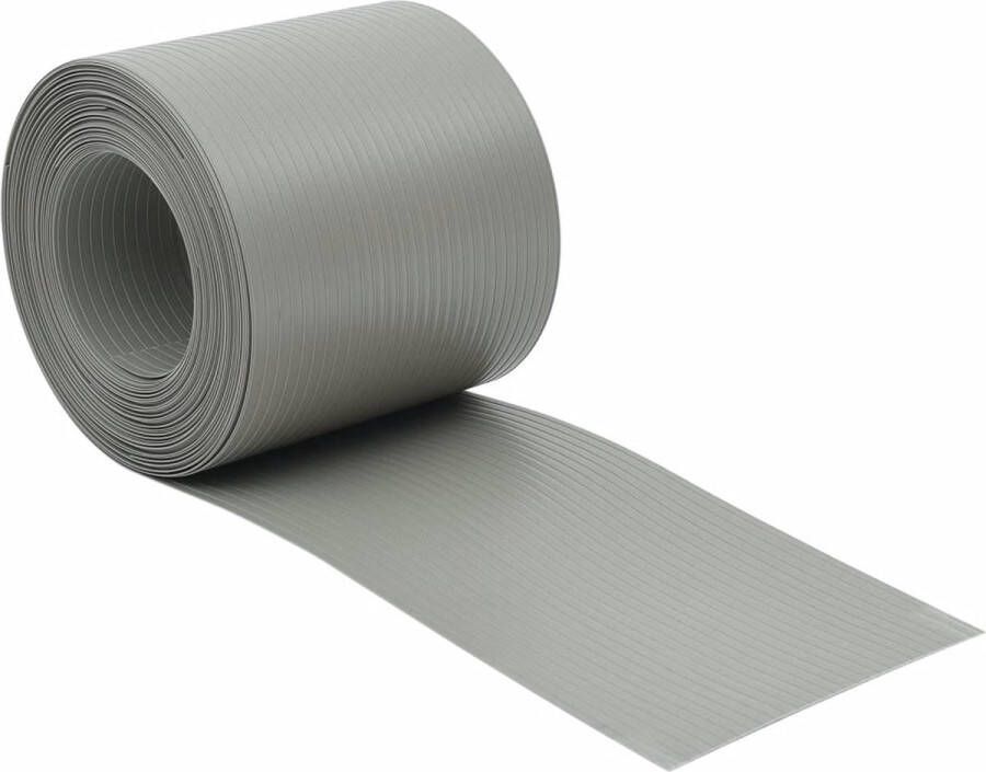 VidaXL Tuinschermen 10 st 252 5x19 m PVC steengrijs