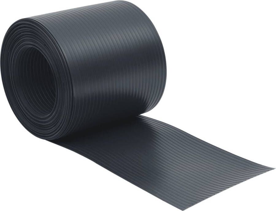 VidaXL Tuinschermen 10 st 252 5x19 m PVC zwart