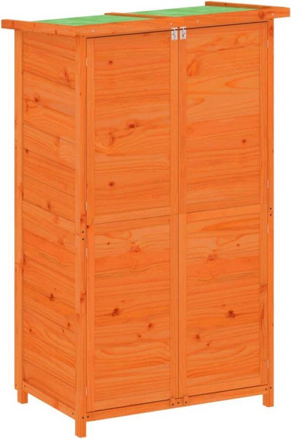 VidaXL -Tuinschuur-83x57x140-cm-massief-grenenhout-bruin