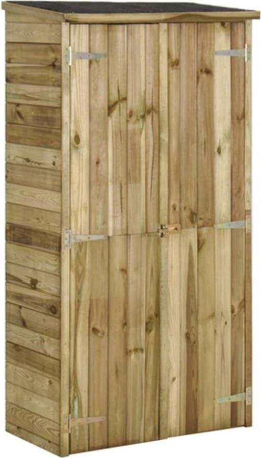 VidaXL -Tuinschuur-85x48x177-cm-grenenhout
