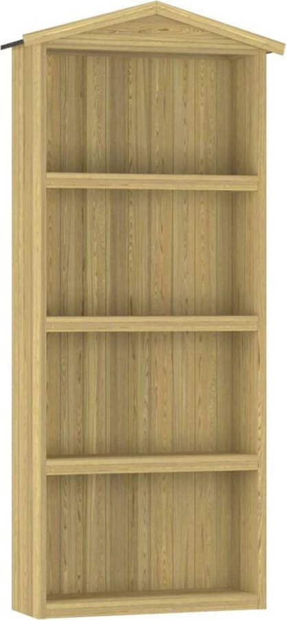 VidaXL -Tuinschuur-87x33x222-cm-geïmpregneerd-grenenhout