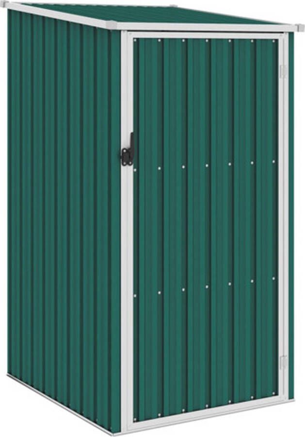 VidaXL -Tuinschuur-87x98x159-cm-gegalvaniseerd-staal-groen