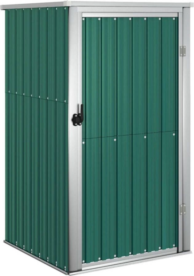 VidaXL -Tuinschuur-88x89x161-cm-gegalvaniseerd-staal-groen