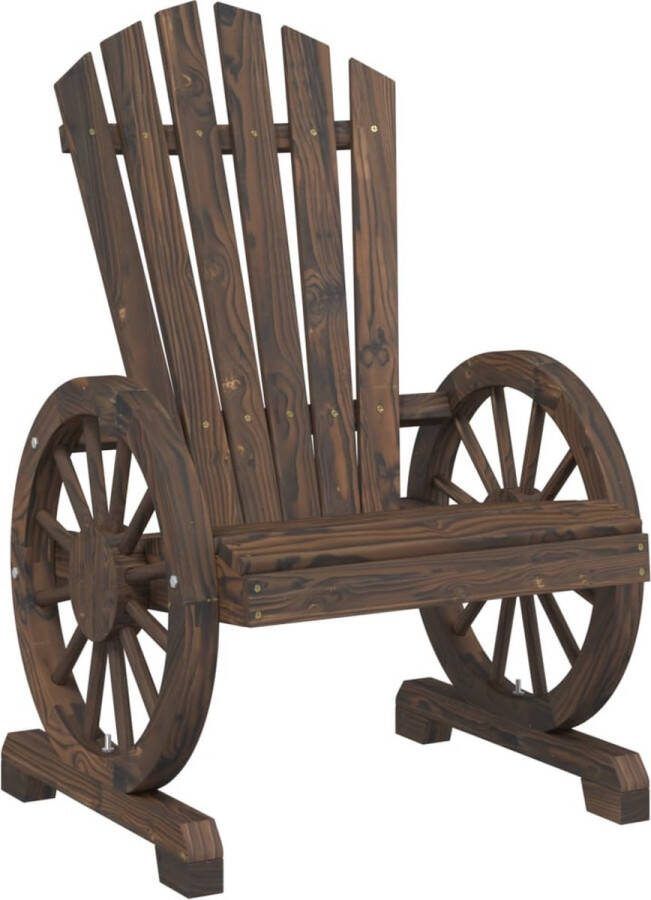 VidaXL Tuinstoel Adirondack massief vurenhout