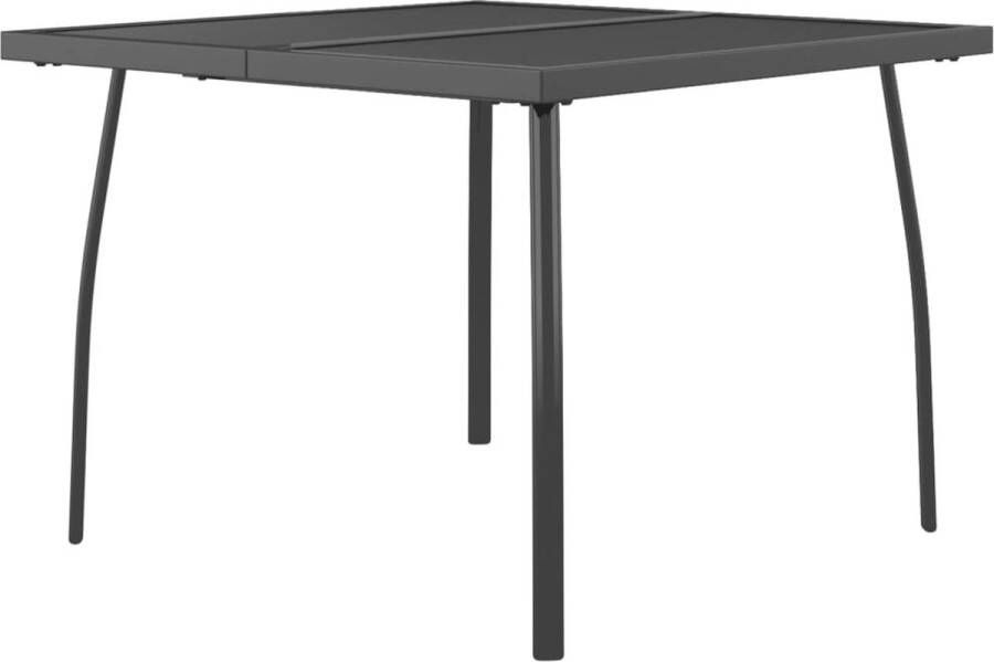 VidaXL -Tuintafel-100x100x72-cm-staalgaas-antracietkleurig