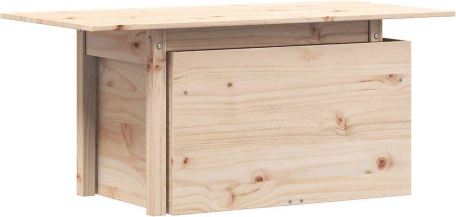 VidaXL Tuintafel 100x50x75 cm massief grenenhout