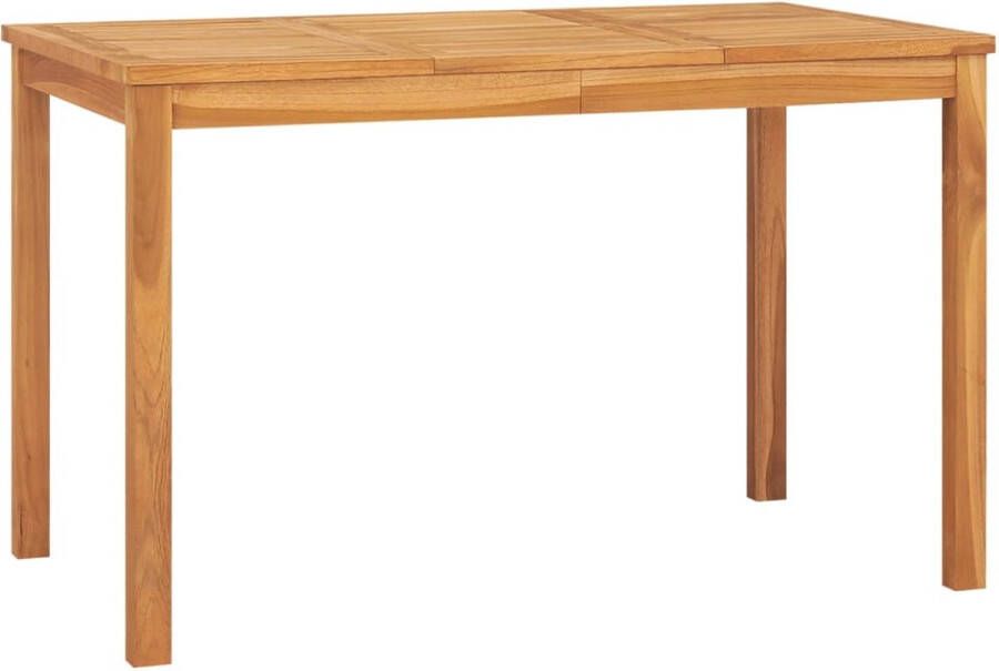 VIDAXL Eettafel 1 Bruin 120 X 70 X 77 Cm Eetkamertafel