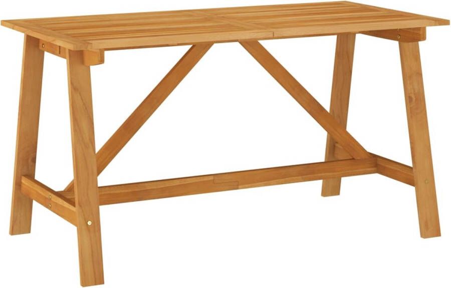 VIDAXL Eettafel 1 Bruin 140 X 70 X 73.5 Cm Eetkamertafel