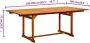 VidaXL -Tuintafel-(150-200)x100x75-cm-massief-acaciahout - Thumbnail 1