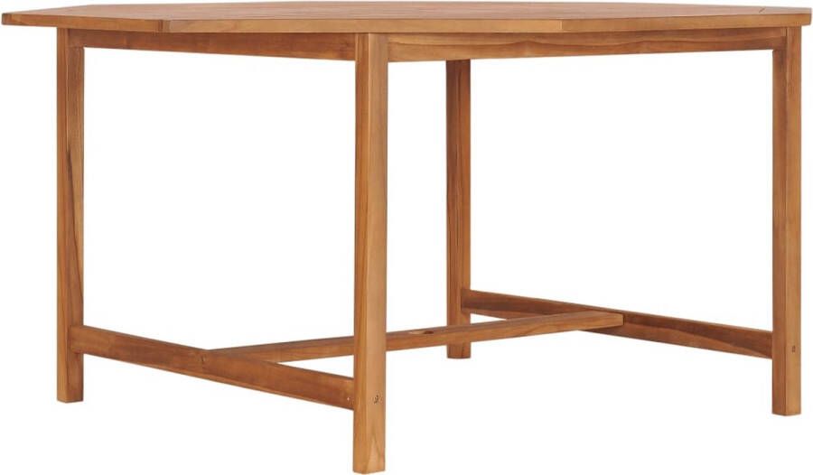 VIDAXL Eettafel 1 Bruin 150 X 150 X 75 Cm Eetkamertafel