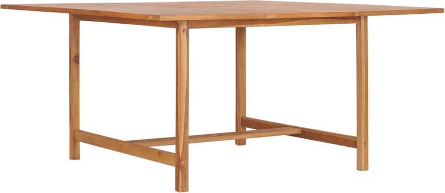 VIDAXL Eettafel 1 Bruin 150 X 150 X 76 Cm Eetkamertafel