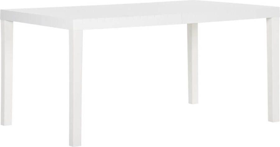 VidaXL -Tuintafel-150x90x72-cm-polypropeen-wit