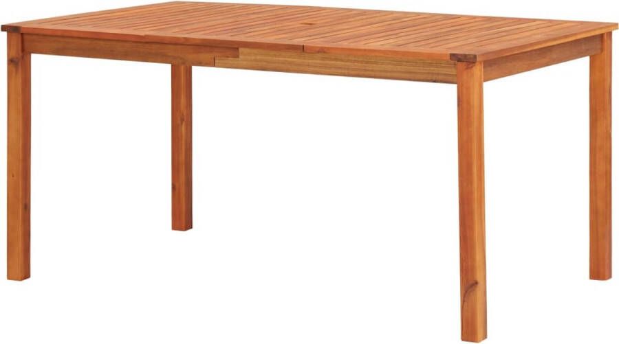 VIDAXL Buiten Eettafel 1 Bruin 150 X 90 X 74 Cm Buiteneettafel