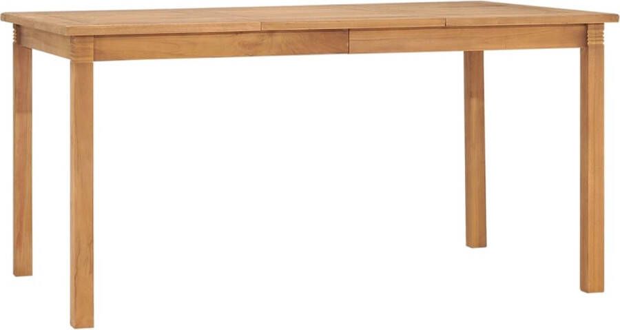 VIDAXL Eettafel 1 Bruin 150 X 90 X 75 Cm Houten Tafel